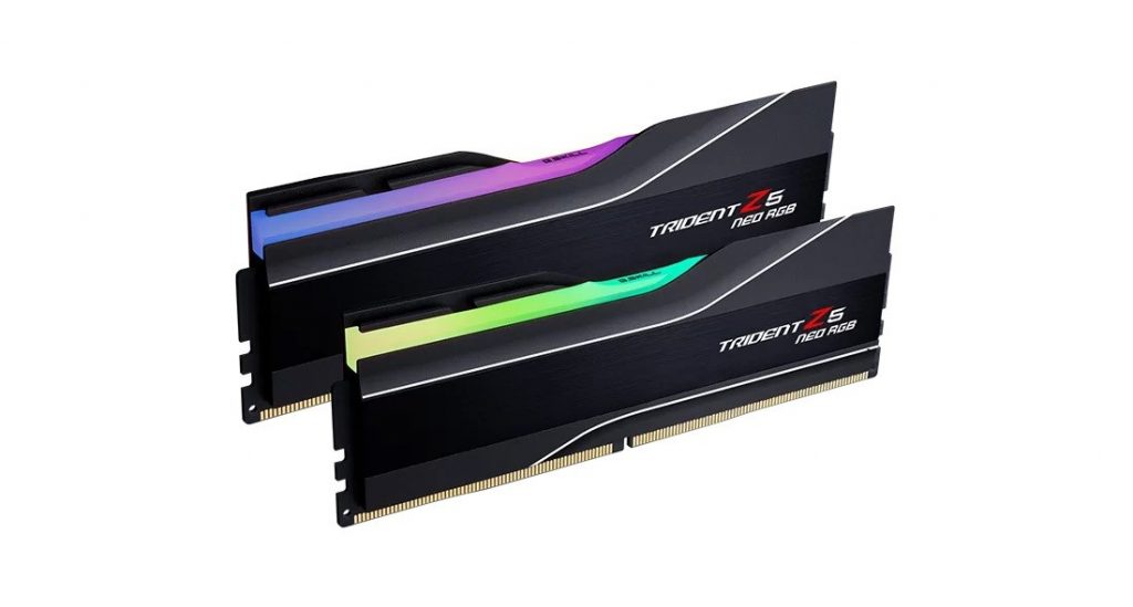 G.Skill Trident Z5 Neo F5-6000J3040G32GX2-TZ5NR CL30, 64GB, DDR5, 6000 MHz, DIMM, 2x32