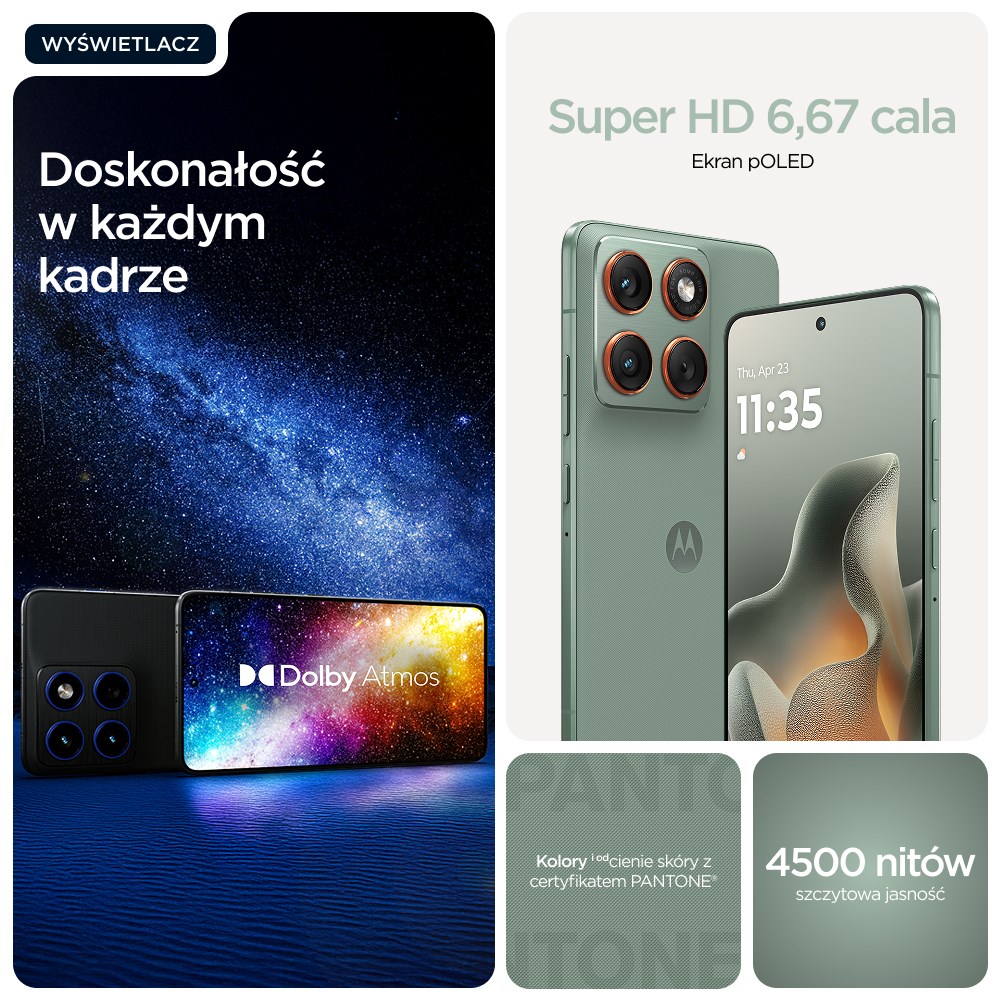 Motorola edge 70 17 cm (6.7") Dual SIM Android 16.0 5G USB Type-C 12 GB 512 GB 4800 mAh Green