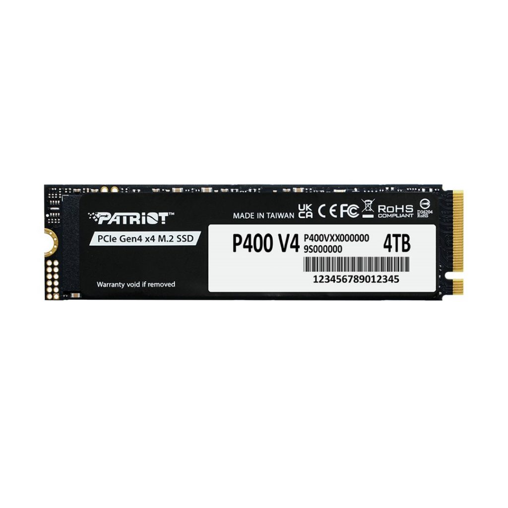 SSD Patriot P400 V4 M.2 PCI-Ex4 NVMe 4TB 6.2GB/s (P400VP4TBM28H)