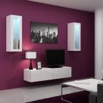 Cama TV stand VIGO 140 30/140/40 white/white gloss