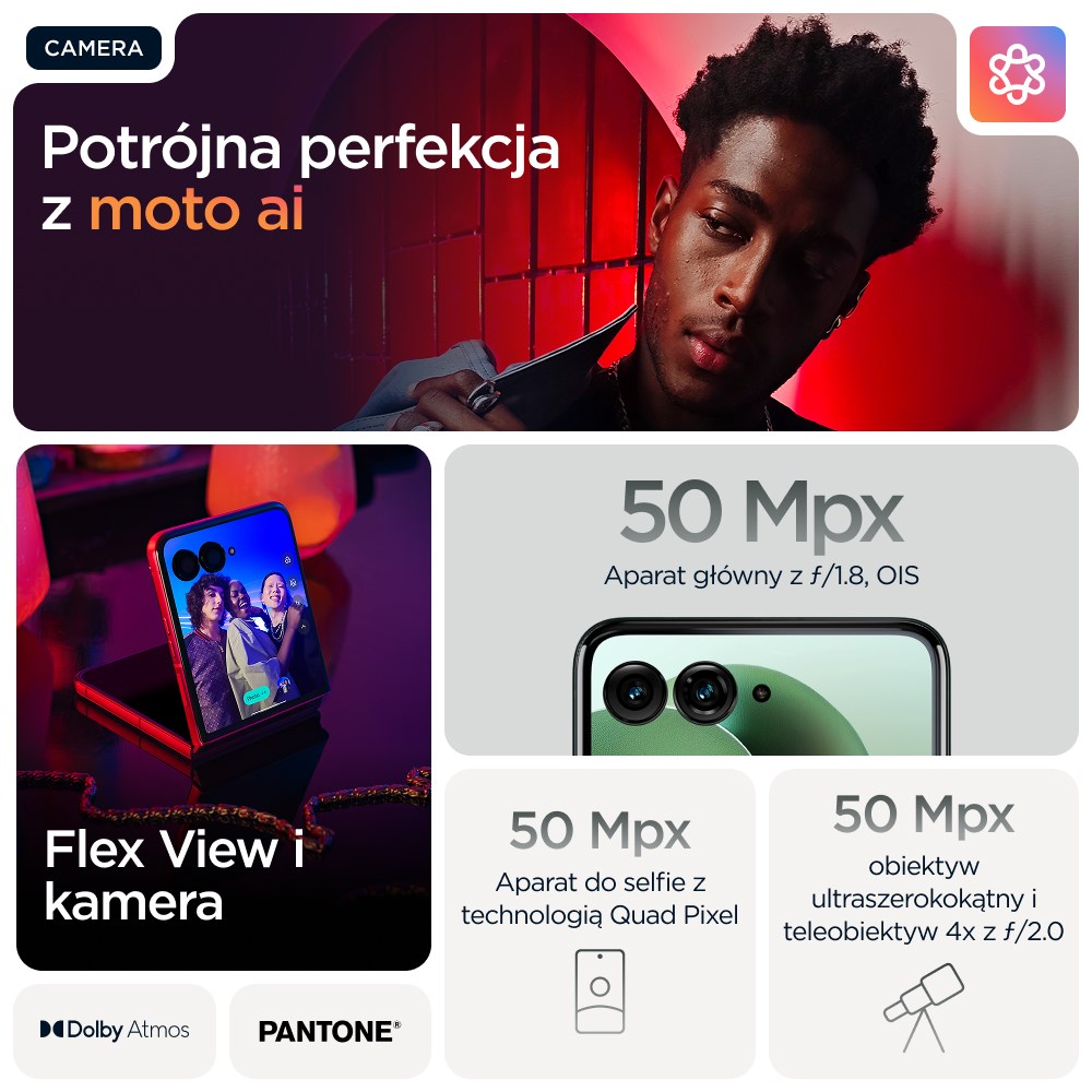 Motorola Moto RAZR 60 Ultra 5G DS 16/512GB Pantone Scarab