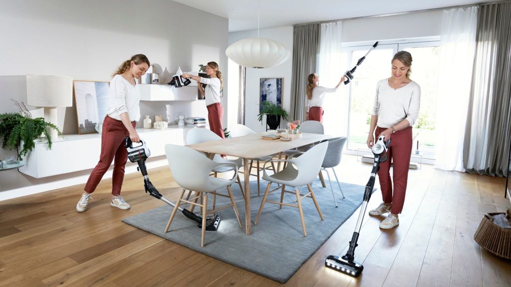 Bosch BSS711W stick vacuum/electric broom Battery Dry Bagless 0.3 L Black, Silver, White
