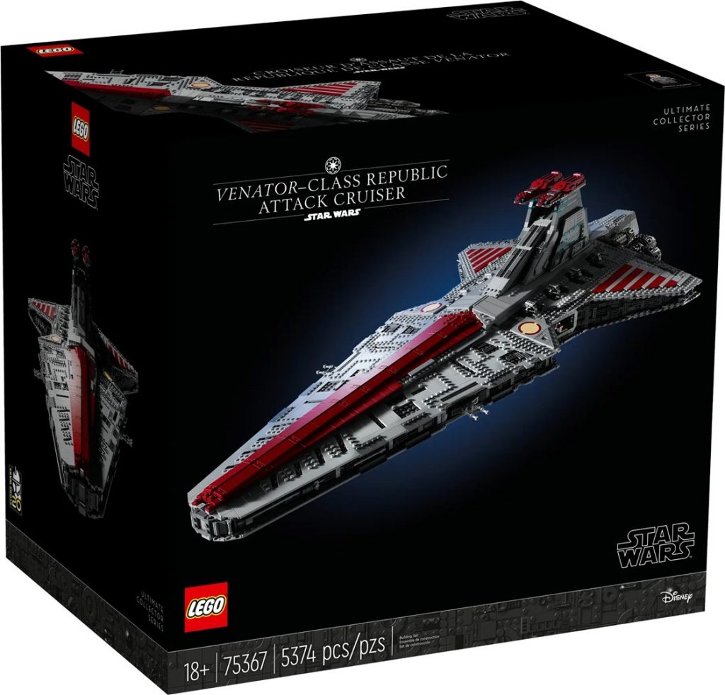 LEGO STAR WARS 75367 Venator-class Republic Attack Cruiser (Ultimate Collector Series)