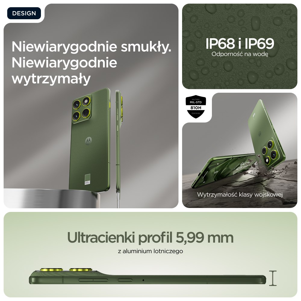 Motorola edge 70 17 cm (6.7") Dual SIM Android 16.0 5G USB Type-C 12 GB 512 GB 4800 mAh Green