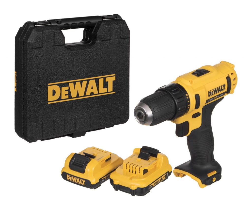 Cordless drill/driver Li-Ion 12V 2X 2,0Ah DeWALT DCD710D2