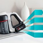 Bosch BSS711W stick vacuum/electric broom Battery Dry Bagless 0.3 L Black, Silver, White