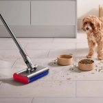 Dyson V12 Submarine 3-in-1 stick vacuum Battery Dry&wet HEPA Bagless 0.35 L Nickel, Yellow