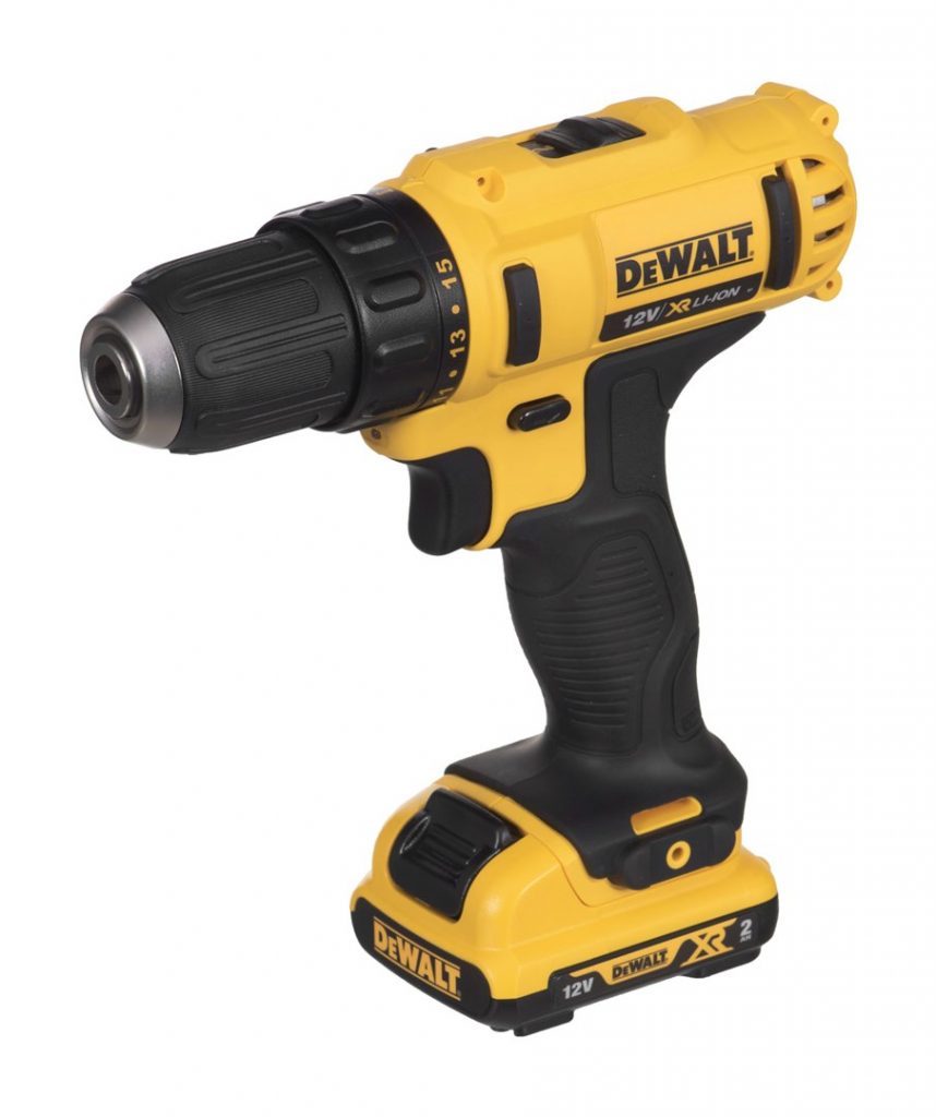 Cordless drill/driver Li-Ion 12V 2X 2,0Ah DeWALT DCD710D2