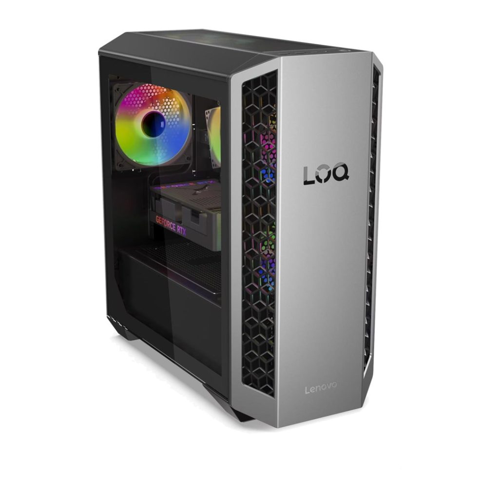 Lenovo LOQ Tower 26ADR10 Ryzen 7 8745HX 32GB DDR5 5200 1TB SSD GeForce RTX 5070 12GB Windows 11 Luna Grey / Eclipse Black