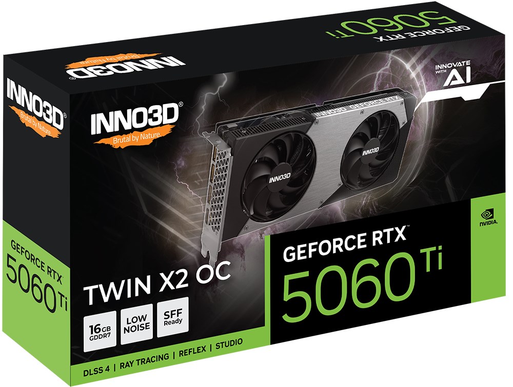INNO3D GeForce RTX 5060 Ti TWIN X2 OC NVIDIA 16 GB GDDR7
