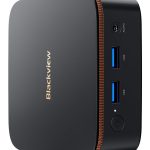 Blackview MP20 Mini PC with Ryzen 3 3300U, 8GB RAM, 256GB SSD, Windows 11 Pro, black