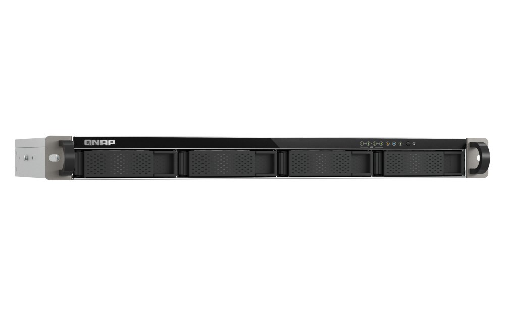QNAP TS-433eU NAS Rack (1U) Cortex-A Cortex-A55 4 GB 0 TB QNAP Turbo System Black