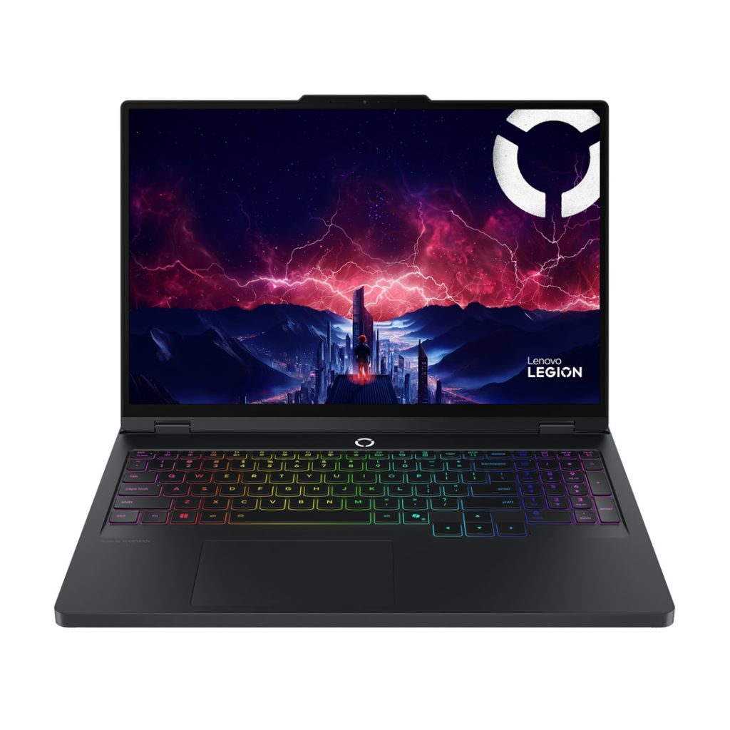 Lenovo Legion Pro 5 16ADR10 AMD Ryzen™ 7 8745HX Laptop 40.6 cm (16") WQXGA 32 GB DDR5-SDRAM 1 TB SSD NVIDIA GeForce RTX 5060 Wi-Fi 6 (802.11ax) NoOS Black