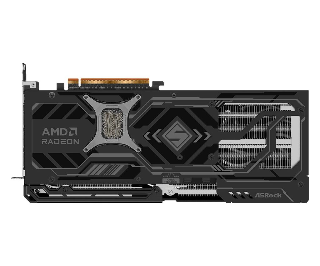 ASRock AMD Radeon™ RX 9070 XT Steel Legend Dark 16GB graphics card